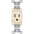 Tomacorriente sencillo 15A 110V marfil Eagle 817-V