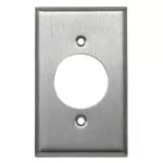Placa sencilla para tomacorriente acero inoxidable Eagle 97111