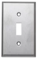 Placa sencilla para interruptor tipo palanca acero inoxidable Eagle 97071