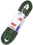 Extension electrica 2 tomas 3.6 metros verde 13A SPT2X16 Eagle 4405-12G