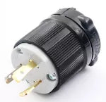 Enchufe de seguridad 2 polos 3W 20A 110V Eagle L520-P