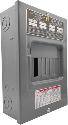 Centro de carga de sobreponer 8-16 circuitos 100A 120/240V UL Square D QO816L100S