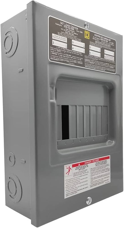 Centro de carga de sobreponer 8-16 circuitos 100A 120/240V UL Square D QO816L100S