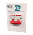 Breaker 2 polos 100A con caja para interior de parche