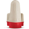Terminal de resorte rojo/beige #18-10 AWG (conector plastico) 3M (100 por paquete)