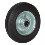 Rueda suelta de goma negra 80 mm 80 kg 75662