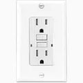 Tomacorriente doble 15A 110V UL GFCI con indicador de vida blanco Eagle TST15-W