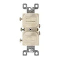 Interruptor doble tipo palanca 15A 125V marfil Eagle 271-V