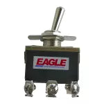 Apagador de palanca industrial DPST 15A 110V o 10A 250V On/Off Eagle 4494