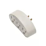 Convertidor polarizado 1 a 3 tomas con sensor 15A 110V Eagle 870