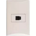 Conector para telefono RJ11 marfil Plata Eagle 1008-V