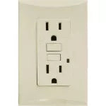 Tomacorriente doble 15A 110V falla a tierra marfil Plata Eagle 1018-V