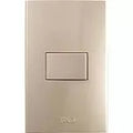 Interruptor sencillo 3 vias 16A 110V champagne T&J Eagle 8001S-CH