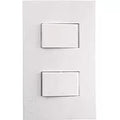Interruptor doble 16A 110V blanco T&J Eagle 8004S-W
