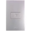 Conector para telefono RJ11 plata T&J Eagle 8008-PL