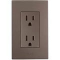 Tomacorriente doble 16A 110V TR negro T&J Eagle 8031-BK