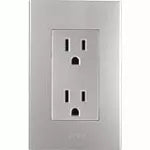 Tomacorriente doble 16A 110V TR T&J Eagle 8031-PL