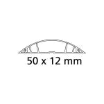 Pasada de piso 50 x 12 mm Eagle 10110