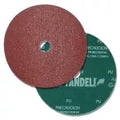 Lija disco fibra 4-1/2" x 7/8" G-88 Fandeli (grano 60)