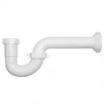 Sifon para lavatorio / fregadero 31 y 38 mm (1-1/4" y 1-1/2") plastico de pared Coflex P-B9002