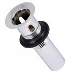 Desagüe para lavatorio 32 x 152 mm (1-1/4" x 6") metálico con rebalse cromo Coflex PH-200