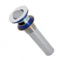 Desagüe para lavatorio 50 mm (2") metálico tapón giratorio cromo Coflex PH-215