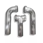 Sifon para fregadero doble 38 mm (1-1/2") metalico de pared CBT-1211216