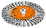 Cepillo trenzado circular para esmeriladora 4" Truper CATR-4ES / 17527