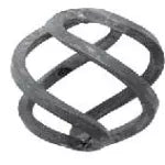 Piña para hierro forjado 70 mm (ancho) x 70 mm (largo) 02.063
