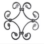 Roseta para hierro forjado 240 mm (ancho) x 240 mm (largo) 03.028