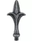 Punta de lanza para hierro forjado 130 mm (ancho) x 57 mm (largo) 13.041