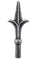 Punta de lanza para hierro forjado 130 mm (ancho) x 53 mm (largo) 13.045