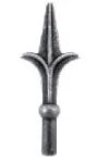 Punta de lanza para hierro forjado 130 mm (ancho) x 53 mm (largo) 13.045