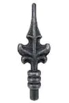 Punta de lanza para hierro forjado 140 mm (ancho) x 47 mm (largo) 13.102