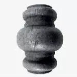 Anillo 13 mm para hierro forjado 55 mm (ancho) x 47 mm (largo) 13.187