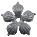 Flor decorativa para hierro forjado 90 mm 14.021