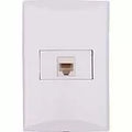 Conector para computo RJ45 CAT6 blanco Plata Eagle 1015-W