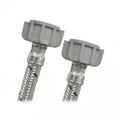 Tubo de abasto de acero para lavatorio 1/2" AM x 1/2" AM 40 cm Coflex EAL-K40