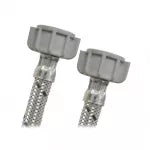 Tubo de abasto de acero para lavatorio 1/2" AM x 1/2" AM 40 cm Coflex EAL-K40