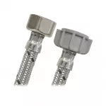 Tubo de abasto de acero para lavatorio 1/2" FIP x 1/2" AM 40 cm Coflex AL2-A40