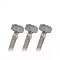 Tubo de abasto en T de vinil para lavatorio 1/2" AM x 1/2" AM x 1/2" AM 55 cm Coflex VL-T55