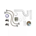 Paquete para instalacion de fregadero de 1 tanque con contracanasta y llave de control vinil Coflex PSV-F005