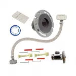 Paquete para instalacion de inodoro con brida flexible de 4” vinil Coflex PSV-D004