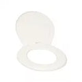 Asiento para inodoro blanco redondo Basica Coflex CH-A200