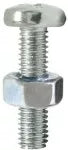 Tornillo estufa redonda 5/16 X 1-1/4 con tuerca (5 por paquete)