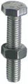Tornillo hexagonal 5 x 1/2 con tuerca