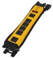 Regleta de uso rudo 6 tomas con supresor 1200J 15A 125V amarilla Volteck MUL-612X / 48186