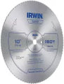 Disco sierra corte madera 10" 180T Irwin 11870