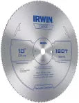 Disco sierra corte madera 10" 180T Irwin 11870