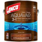 Barniz tinte sellador 3 en 1 galon Aquavar Lanco AQ1361-4 (marron oscuro)